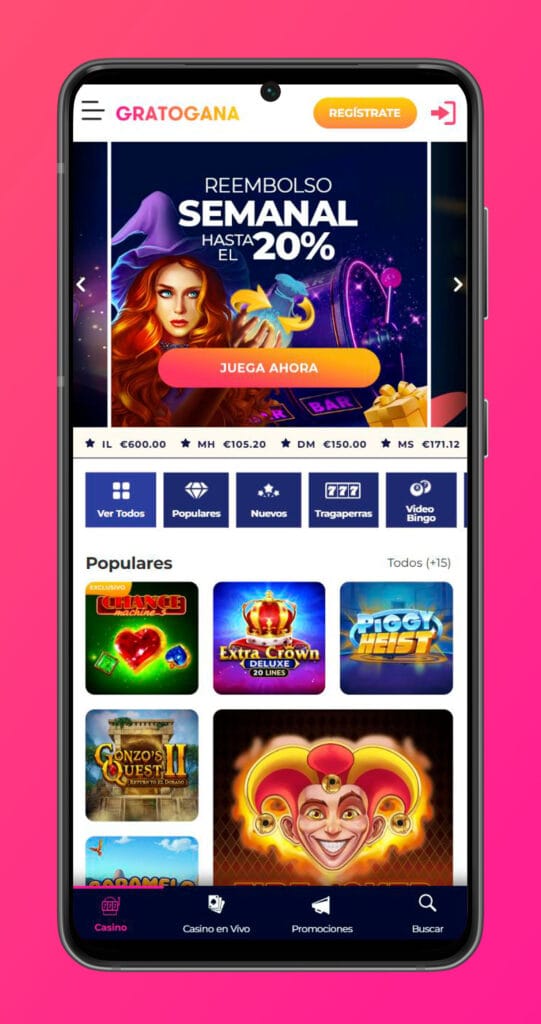 Casino móvil gratogana